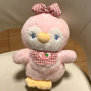 Pink Plush Penguin Toy